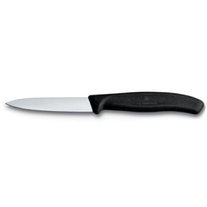 Coltello spelucchino inox liscio a punta