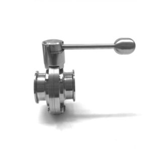 Valvola a farfalla inox clamp 1"1/2 Aisi 304