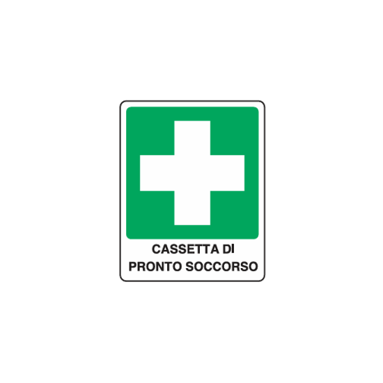 Cartello alluminio "cassetta pronto soccorso"