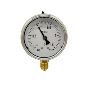 Vuotometro glicerina radiale ø63 attacco 1/4"