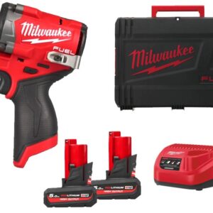 Avvitatore a impulsi 1/2" fuel compact 12v  542 nm con 2 batterie 5Ah e valigetta