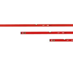 Livelle alluminio slim 100÷1800 mm set pz  4